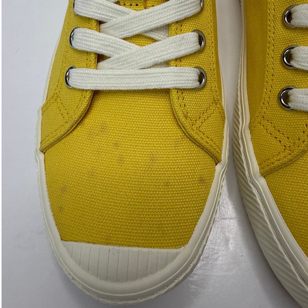 Cariuma OCA Low Casual Canvas Sneaker Yellow Women's 8.5 NWB FLAW - Picture 6 of 10